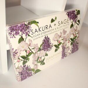 Seraphine Botanicals Sakura + Sage - Vegan Eyeshadow & Blush Palette